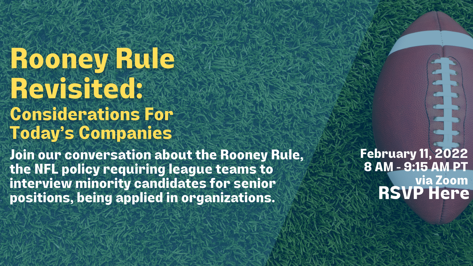 Rooney Rule Revisited: Reconsiderations for Today's Companies