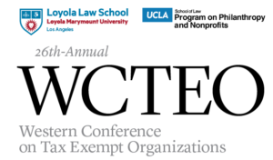 26th Annual Western Conference on Tax Exempt Organizations