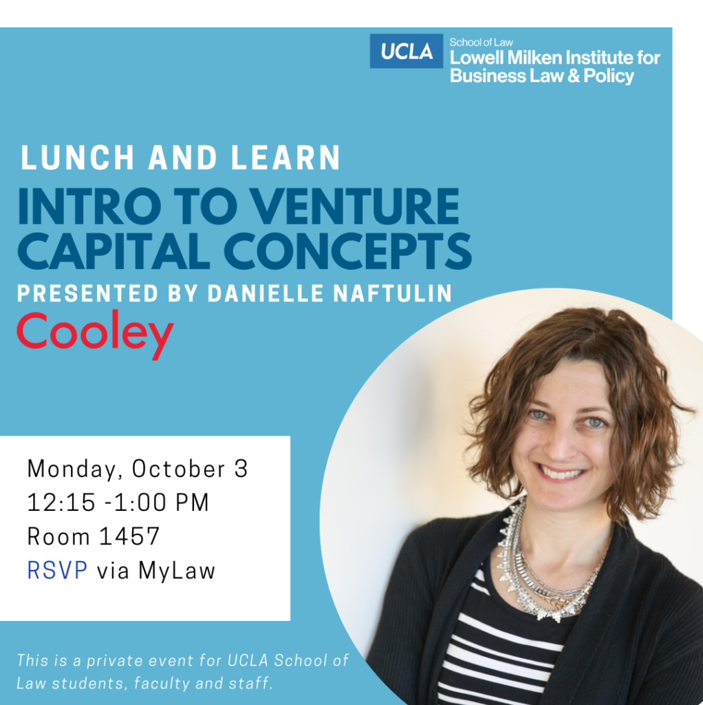 Lunch and Learn: Intro to Venture Capital Concepts